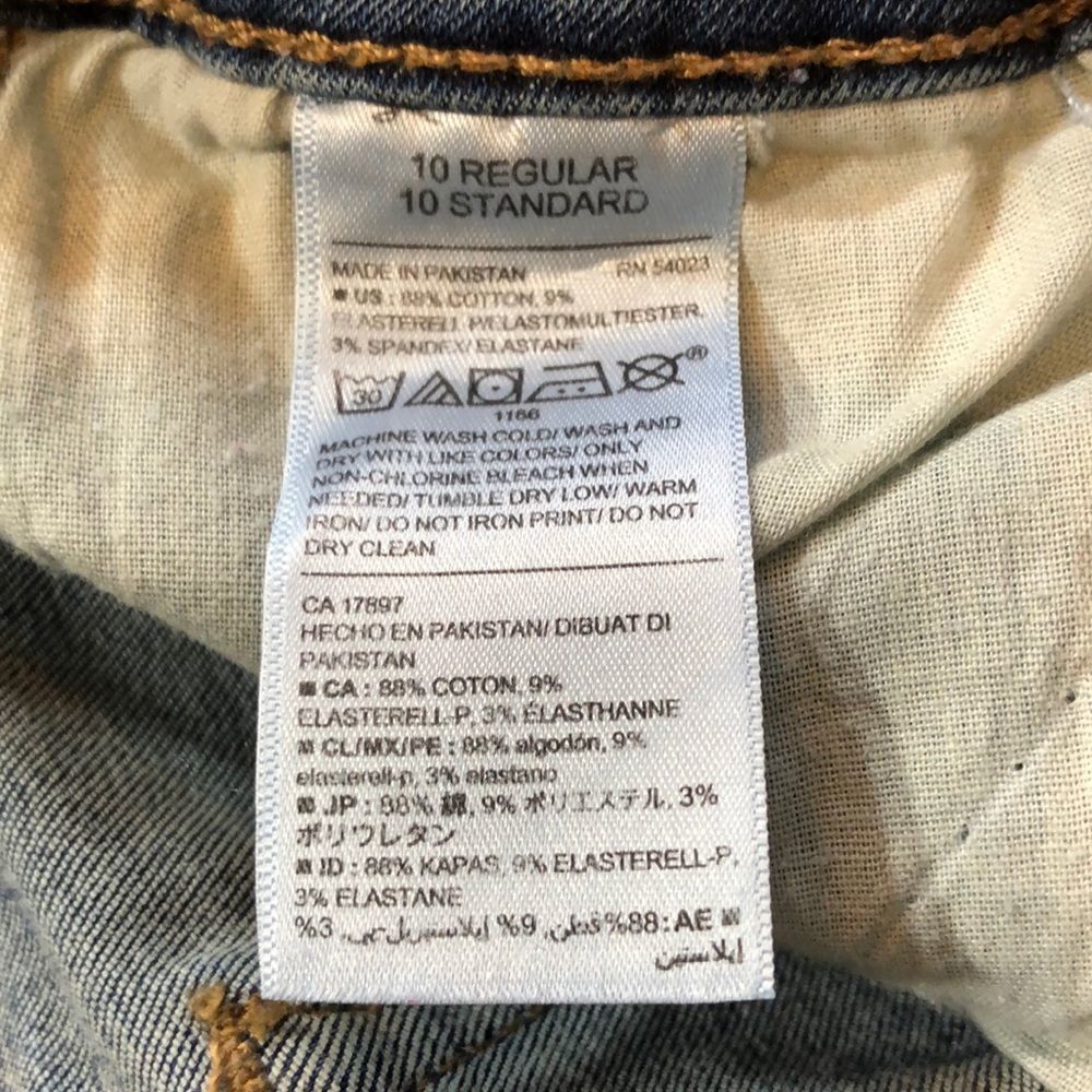 Old Navy Rockstar Mid Rise Jeans Kirrie Blue 10R - Picture 13 of 16